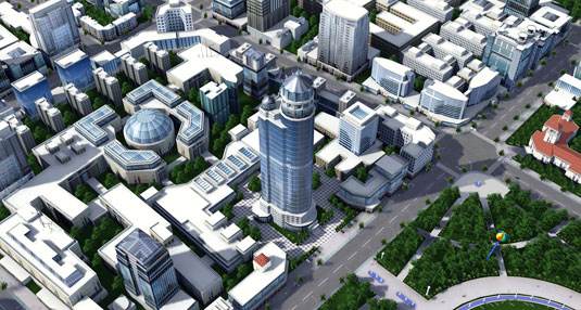 三维虚拟城市 智慧可视化园区系统